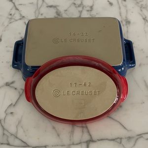 2 Le Creuset dishes